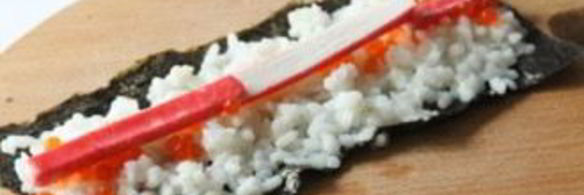 роллы с красной икрой