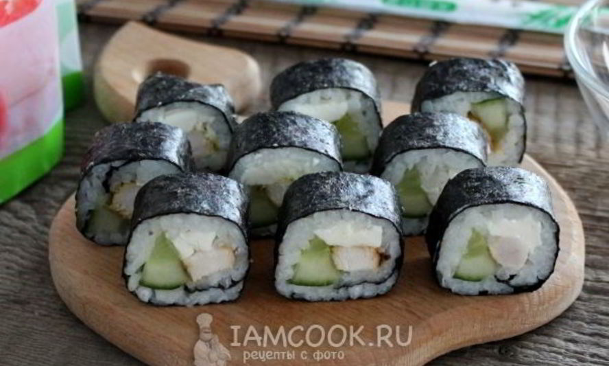 Рецепт роллов с курицей
