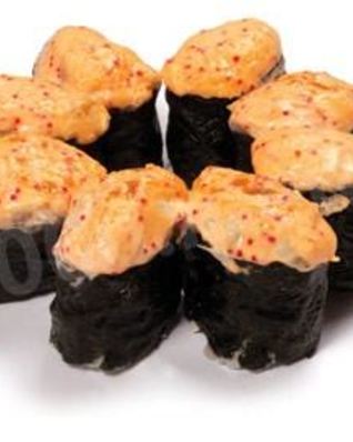 Роллы с лососем и креветками в духовке