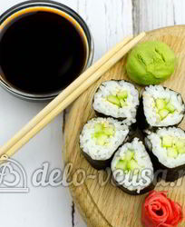 Роллы с огурцом Каппа маки