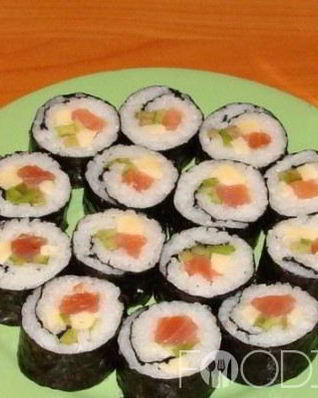 Роллы с семгой