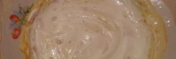 роллы с творожным кремом