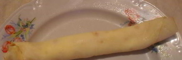 роллы с творожным кремом