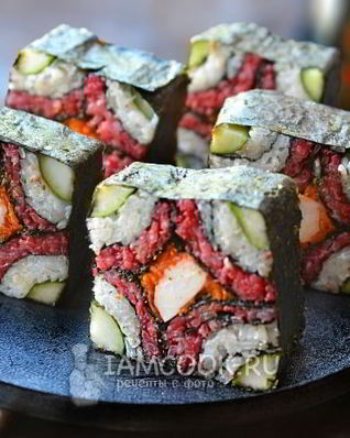 Роллы Сложная мозаика