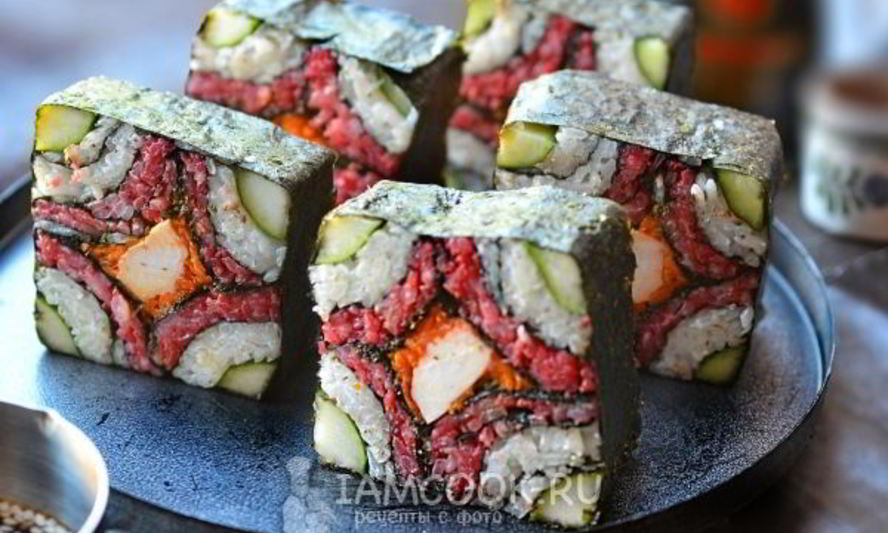 Рецепт роллов сложная мозаика