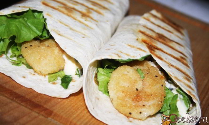 Рецепт шримпа-ролла