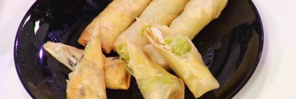 спринг-роллы с грибами