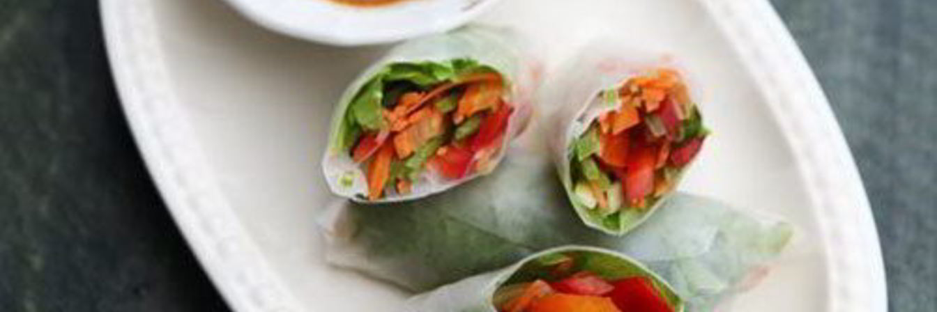 Спринг-роллы с овощами