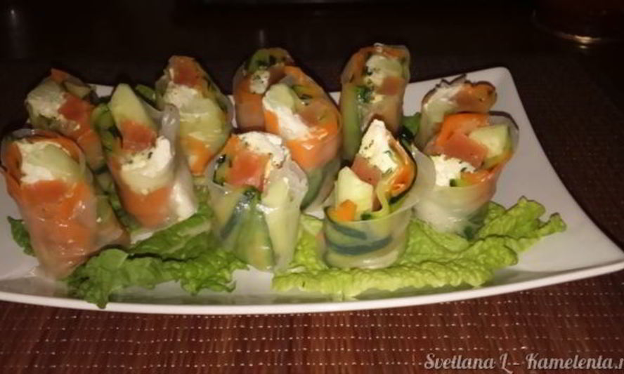 Рецепт спринга — роллов