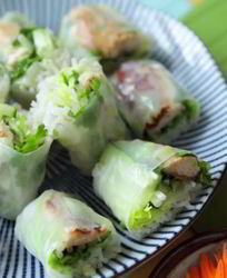 Тайские спринг-роллы со скумбрией