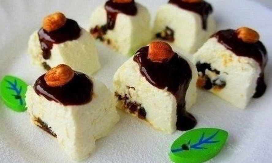 Рецепт творожных роллов с фундуком и финиками