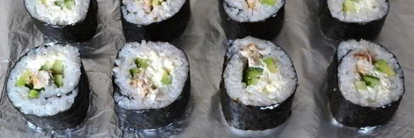 запеченные роллы с курицей