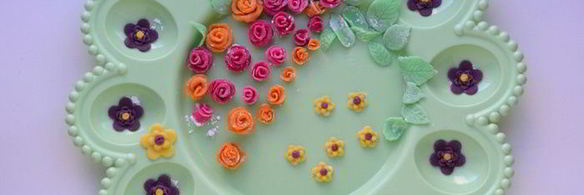 бисквитно-карамельный рулет радуга самоцветов