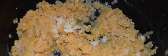 кабачковый рулет с чечевицей