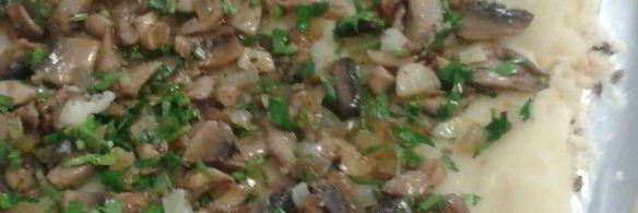 картофельный рулет с грибами