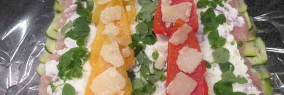 куриный рулет в цукини