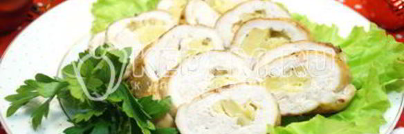 куриные рулетики новогоднее настроение