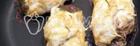 куриные рулетики с печенью