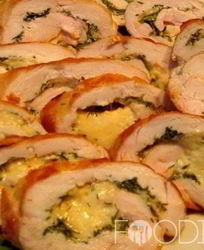 Куриные рулетики с сыром