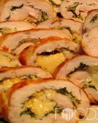 Куриные рулетики с сыром