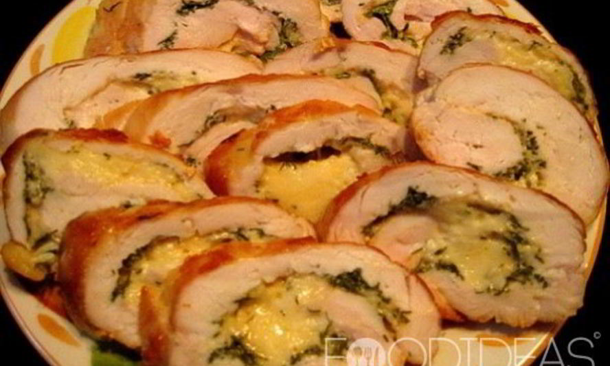 Рецепт куриных рулетиков с сыром