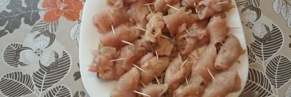 куриные рулетики в горчично-сливочном соусе