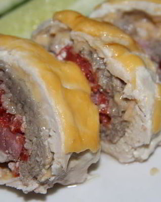 Мясной рулет Мозайка