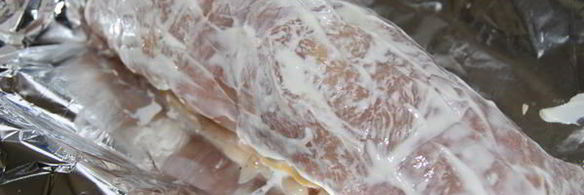 мясной рулет мозайка