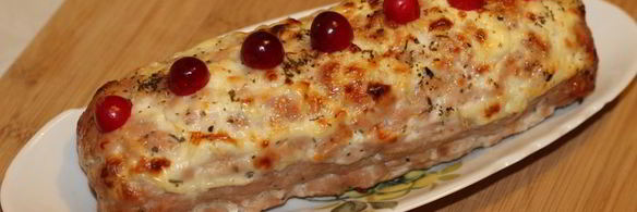 мясной рулет с клюквой