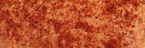 мясной рулет с маккерончини, сыром и паприкой