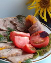 Рулет из говяжьего языка