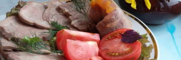 рулет из говяжьего языка