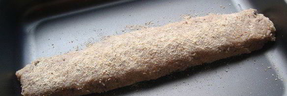 рулет из гречневых хлопьев с грибами