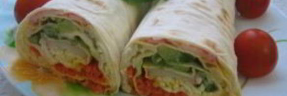 рулет из крабовых палочек в лаваше