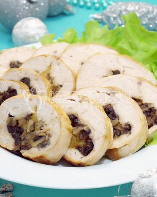 Рулет из куриной грудки