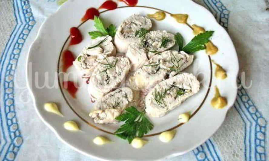 Рецепт рулета из курицы