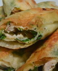 Рулет из лаваша с грудкой