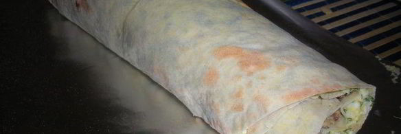 рулет из лаваша с курочкой и грибочками