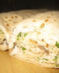 Рулет из лаваша с майонезом