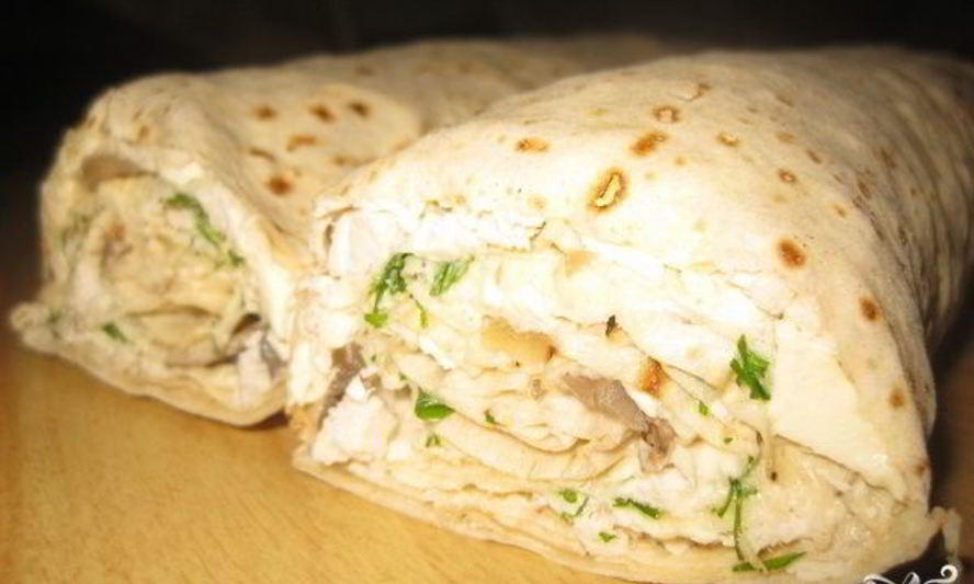 Рецепт рулета из лаваша с майонезом