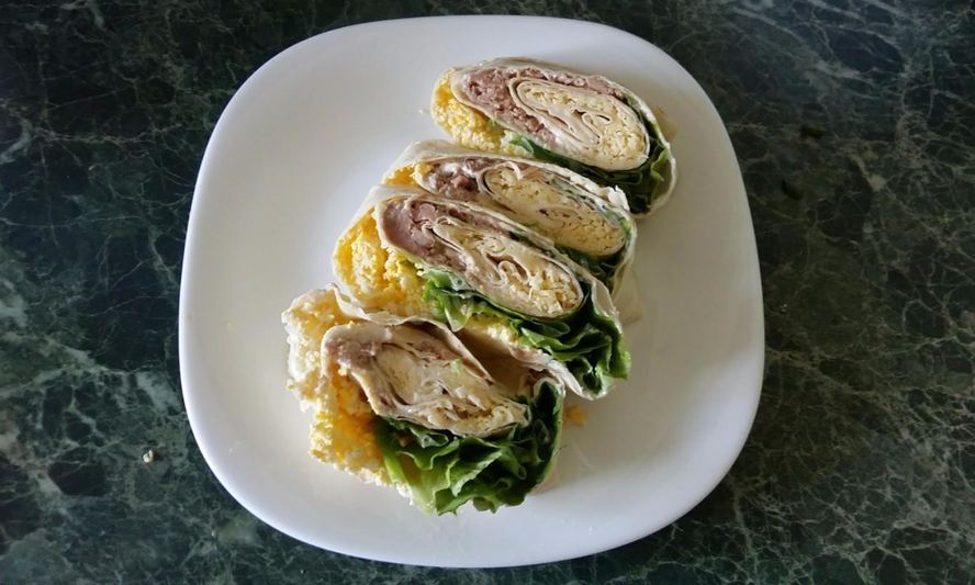 Рецепт рулета из лаваша с печенью трески