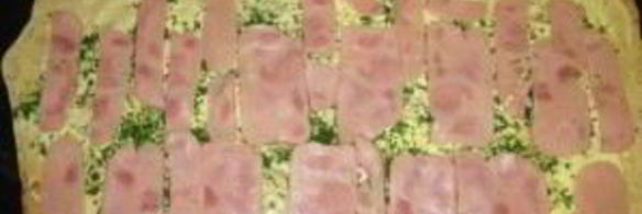 рулет из лаваша с ветчиной и сыром