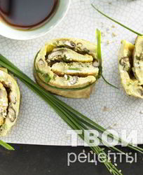 Рулет из омлета