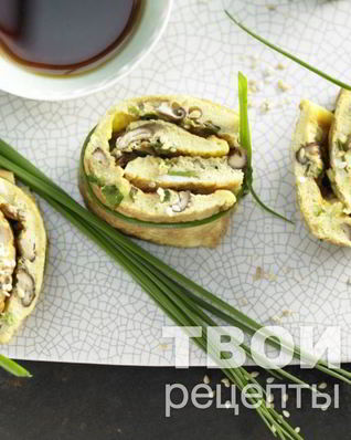 Рулет из омлета