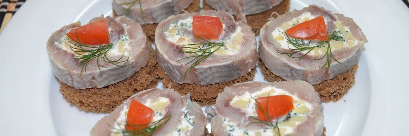 Рулет из сельди