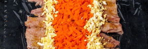 рулет из скумбрии с желатином