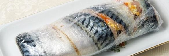 рулет из скумбрии с желатином