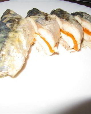 Рулет из скумбрии в фольге