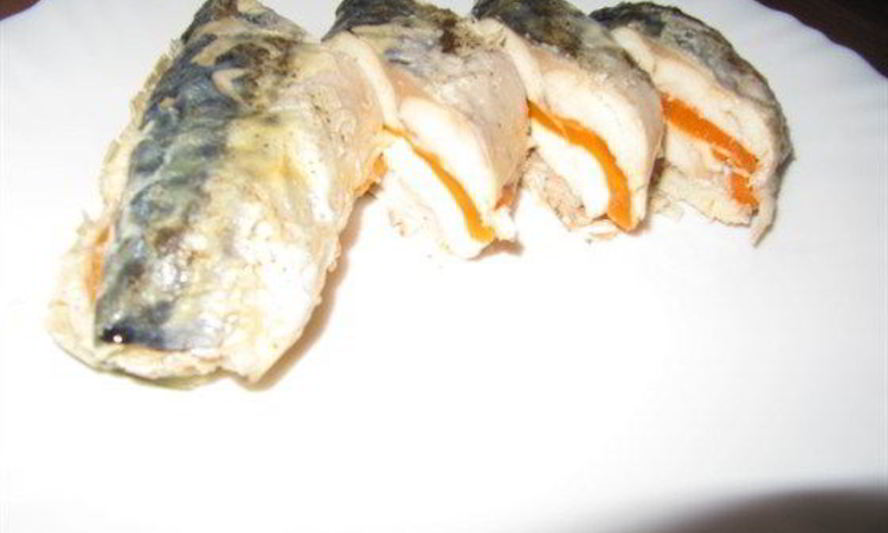 Рецепт рулета из скумбрии в фольге