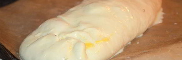 рулет из сметанного теста с тыквенно-яблочной начинкой